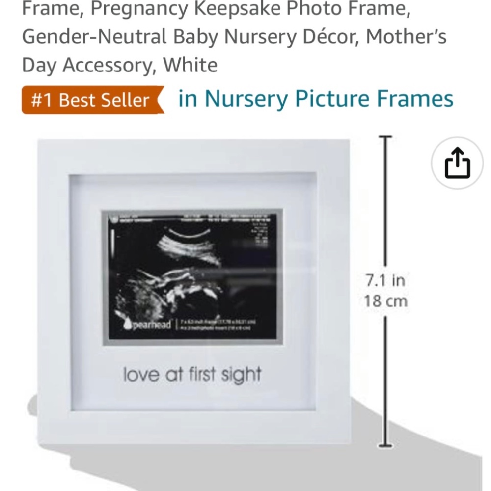 Sonogram Picture Frame - Picture 2 of 4